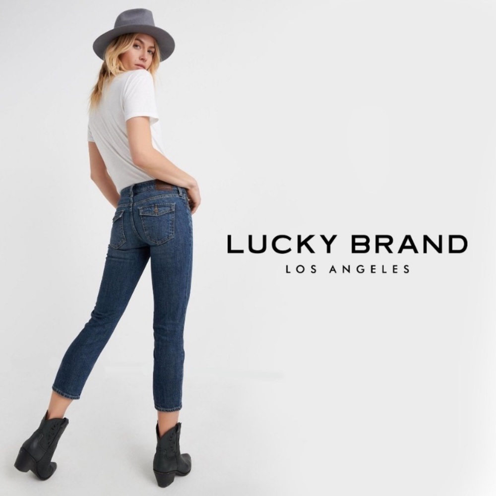 Lucky Brand Sweet n Crop Button Pocket Jeans